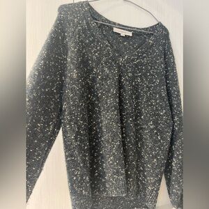 Sweater loft size s gold and gray